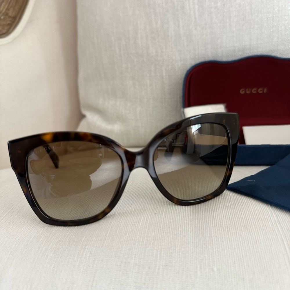 Gucci Tortoise Shell Sunglasses
